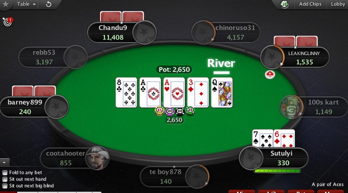 Texas hold'em poker online